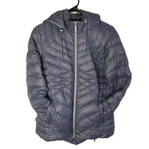 Blue-Grey‎ Halogen Down Puffer Winter Jacket Size Medium